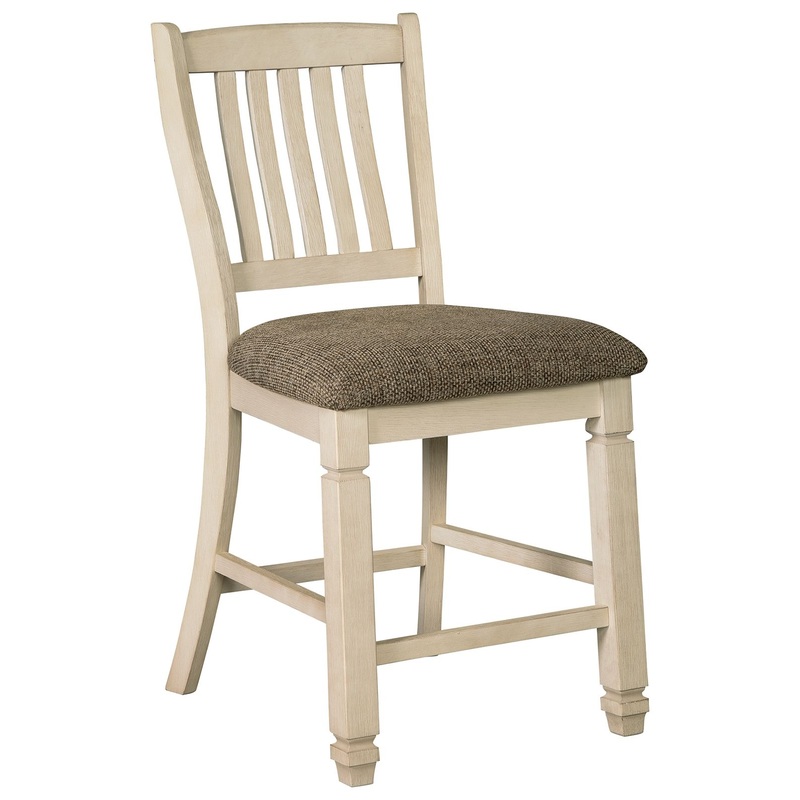 Bolanburg – Upholstered Barstool (Set of 2) – Beige