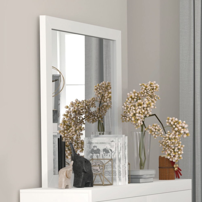 Casilda – Mirror – White