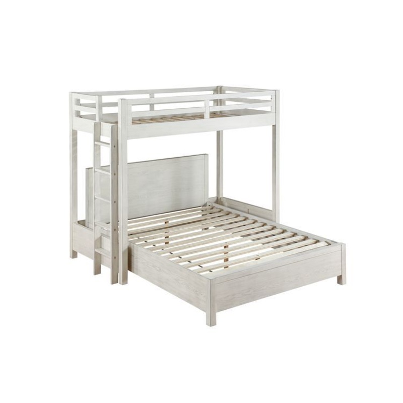 Celerina – Queen Bed – Weathered White