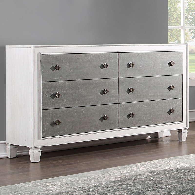 Katia – Dresser – Rustic Gray & Weathered White