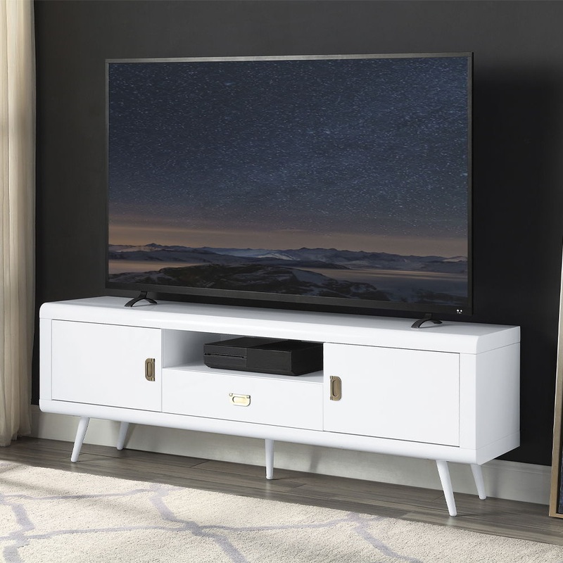 Pagan – TV Stand – White High Gloss