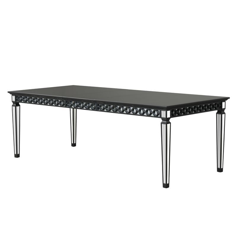 Varian II – Dining Table – Mirrored & Black
