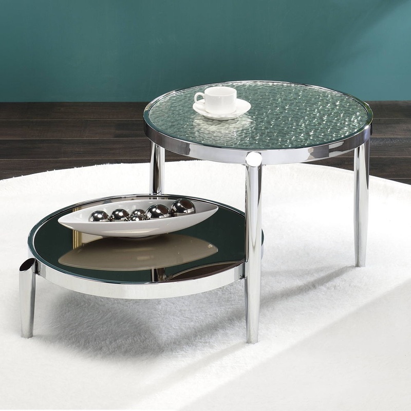 Abbe – Coffee Table – Glass & Chrome