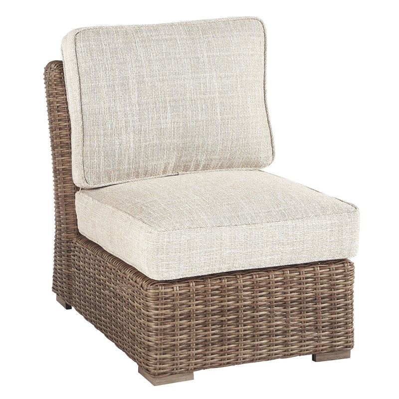 Beachcroft – Armless Chair w/Cushion – Beige