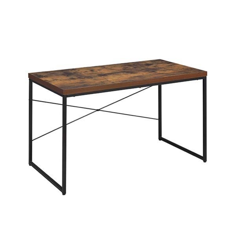 Bob – Console Table (Same 92396) – Weathered Oak & Black
