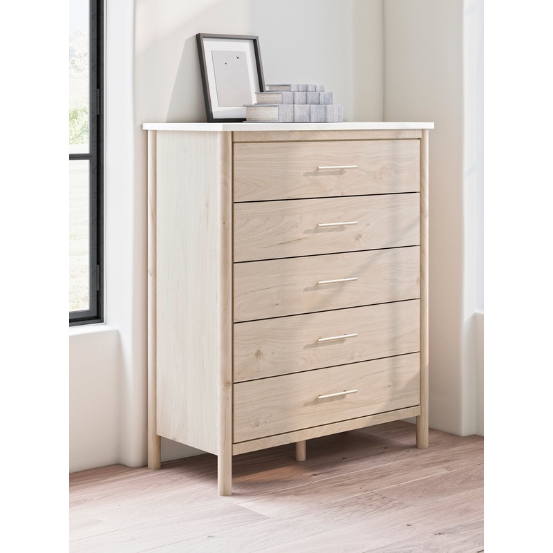 Cadmori Five Drawer Wide Chest