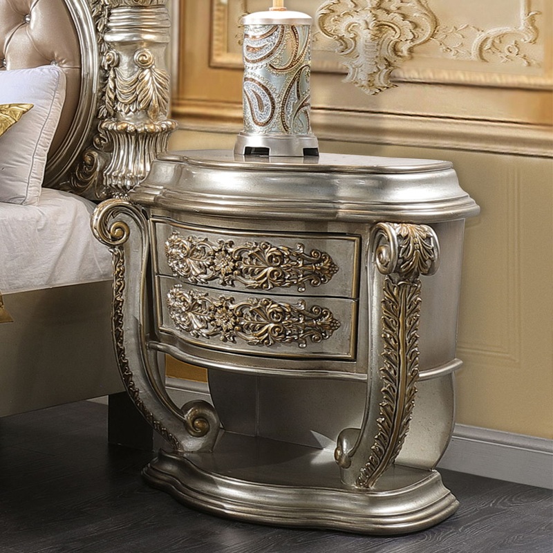 Danae – Nightstand – Champagne & Gold