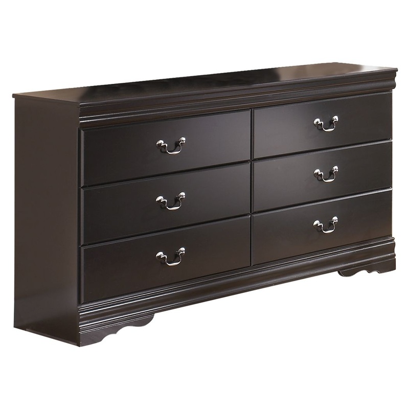 Huey Vineyard – Six Drawer Dresser – Black