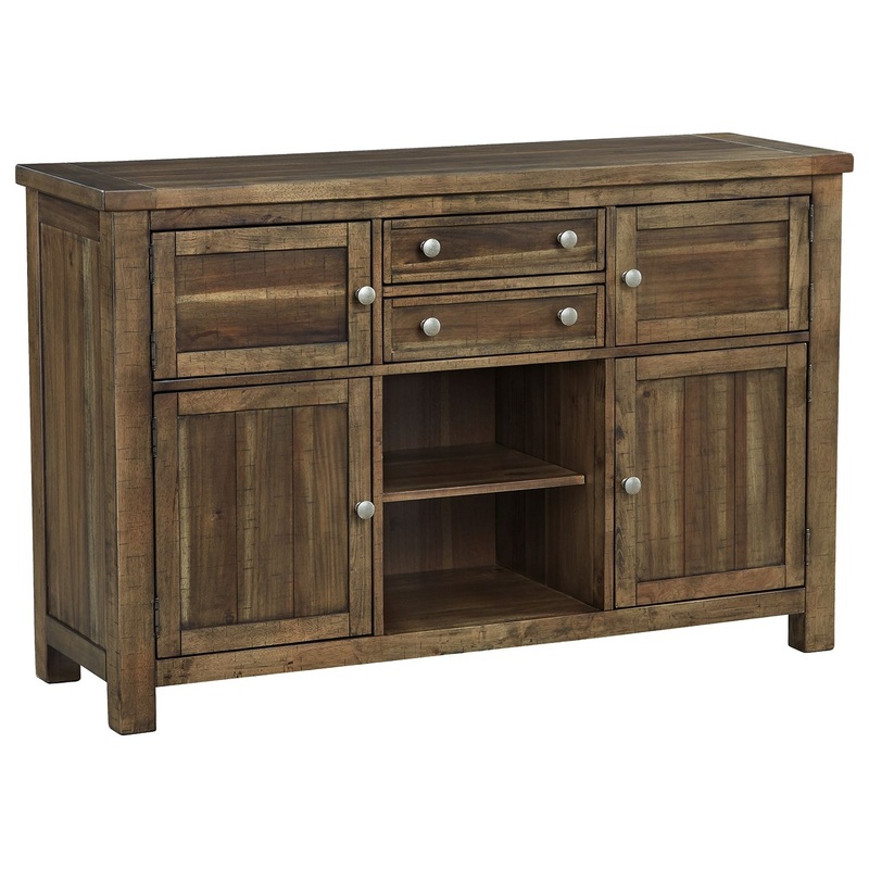 Moriville – Dining Room Server – Grayish Brown