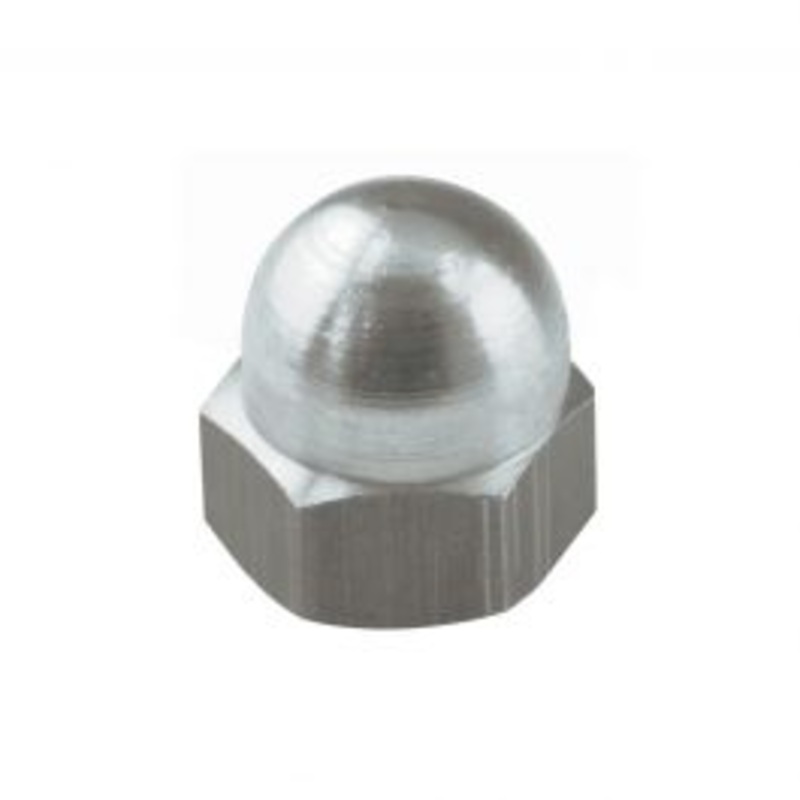 4 DOMED STAINLESS STEEL NUTS A4 DIAMETER 8