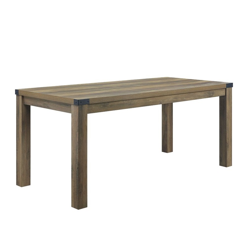 Abiram – Dining Table – Rustic Oak
