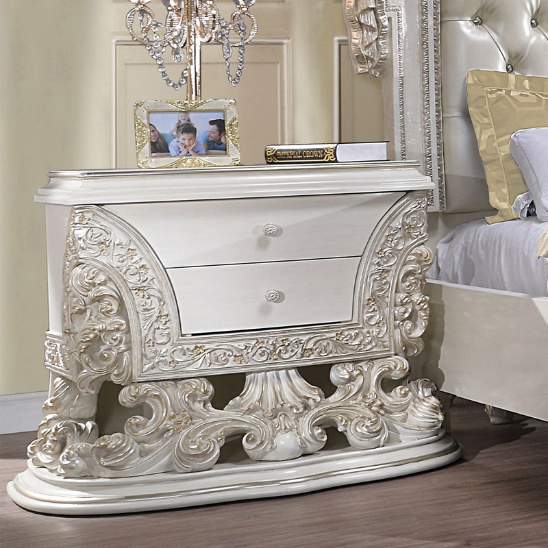 Adara – Nightstand – Antique White