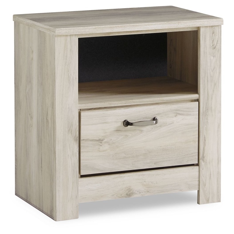 Bellaby – One Drawer Night Stand – Whitewash