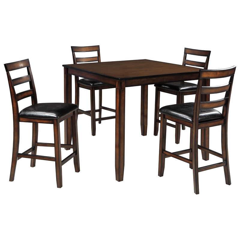 Coviar – DRM Counter Table Set (Set of 5) – Brown