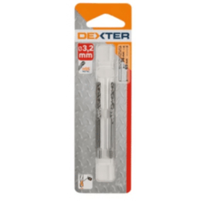 DEXTER METAL DRILL BIT DIAM 3.2MM. LUN