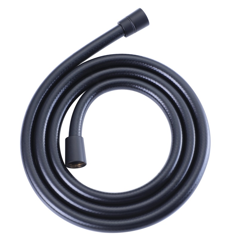 FLEXIBLE SHOWER HOSE NEO BLACK PLASTIC 1.75