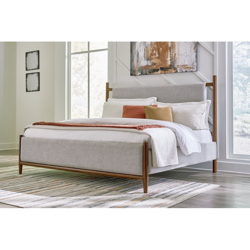 Lyncott  Upholstered Panel Bed