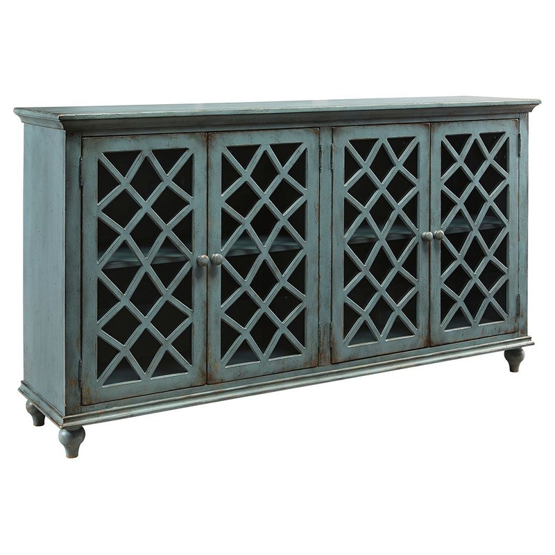 Mirimyn – Accent Cabinet – Vintage Finish – Antique Teal