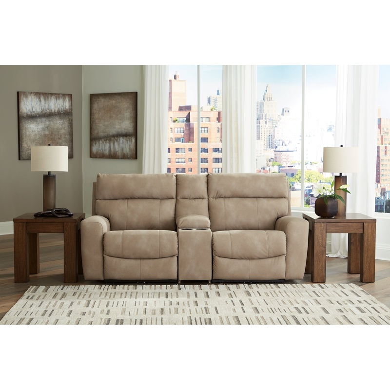 Next-Gen DuraPella 3-Piece Power Reclining Sectional Loveseat with Console