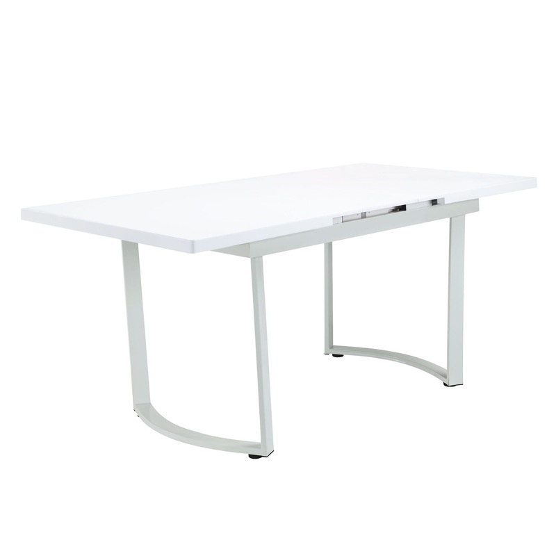 Palton – Dining Table – High Gloss White