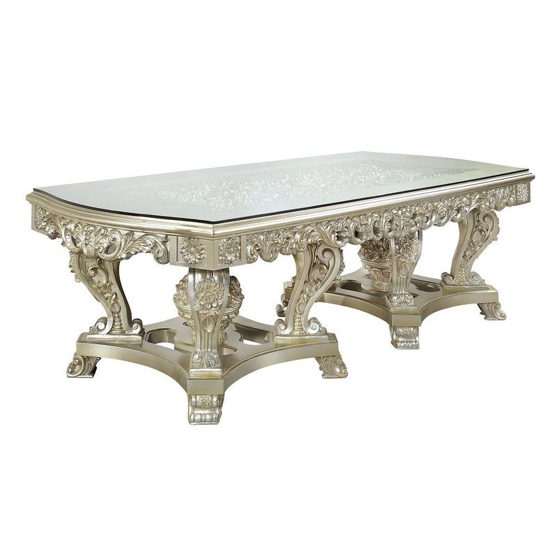 Sorina – Dining Table – Antique Gold