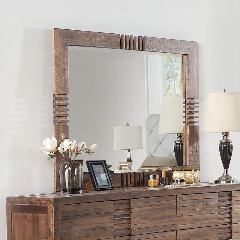 Andria – Mirror – Reclaimed Oak