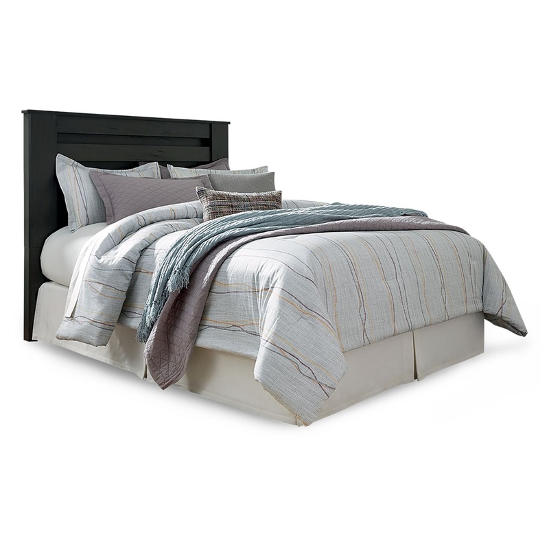 Brinxton – Panel Headboard|Dark Gray|Queen|King|Full