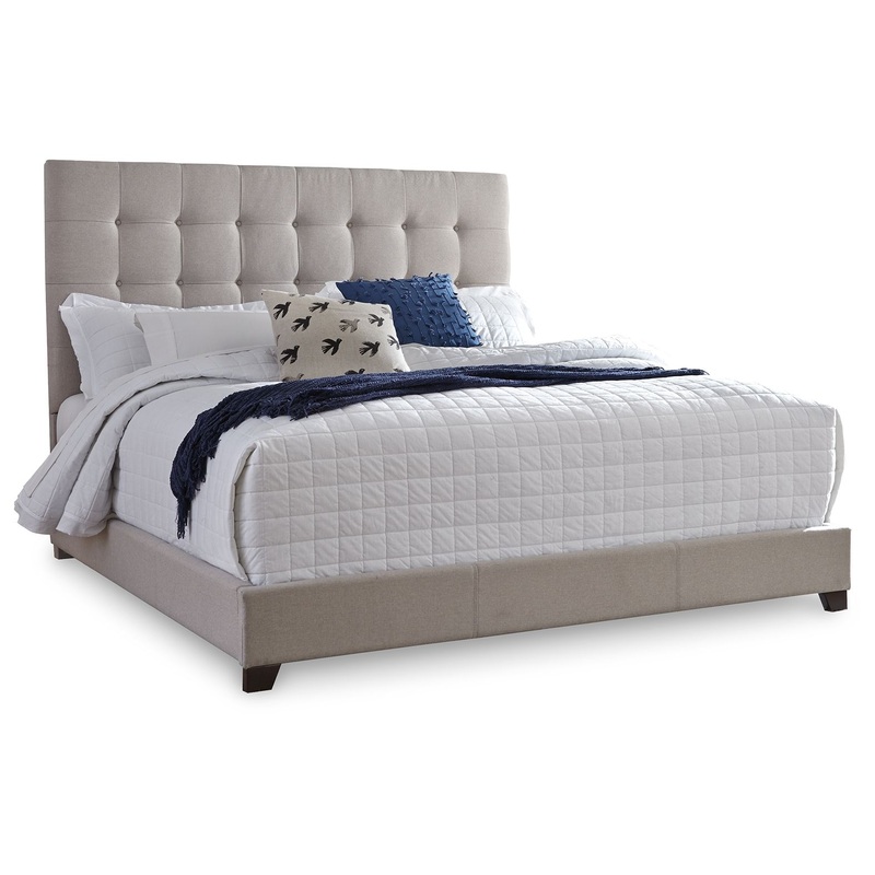 Dolante – Upholstered Bed|Beige|King|Queen