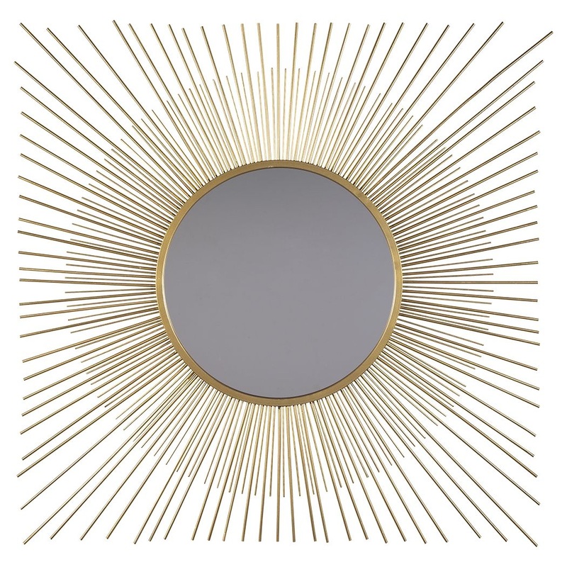 Elspeth – Accent Mirror – Gold Finish