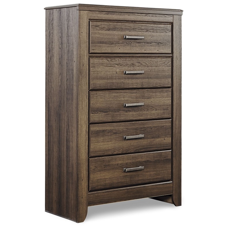 Juararo – Five Drawer Chest – Dark Brown