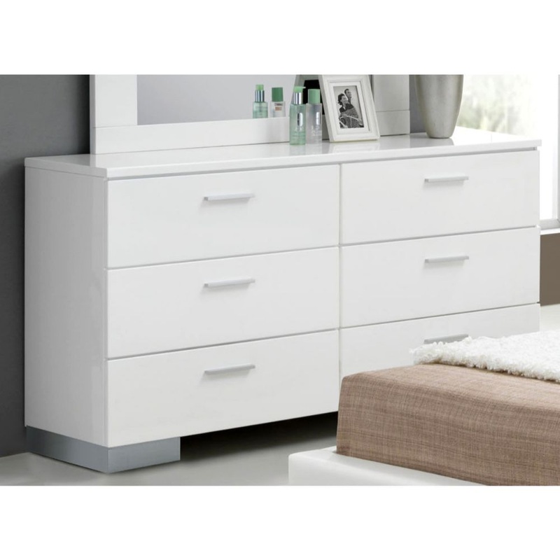 Lorimar – Dresser – White & Chrome Leg