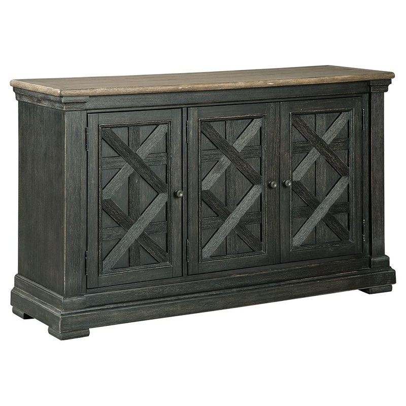 Tyler Creek – Dining Room Server – Black / Gray