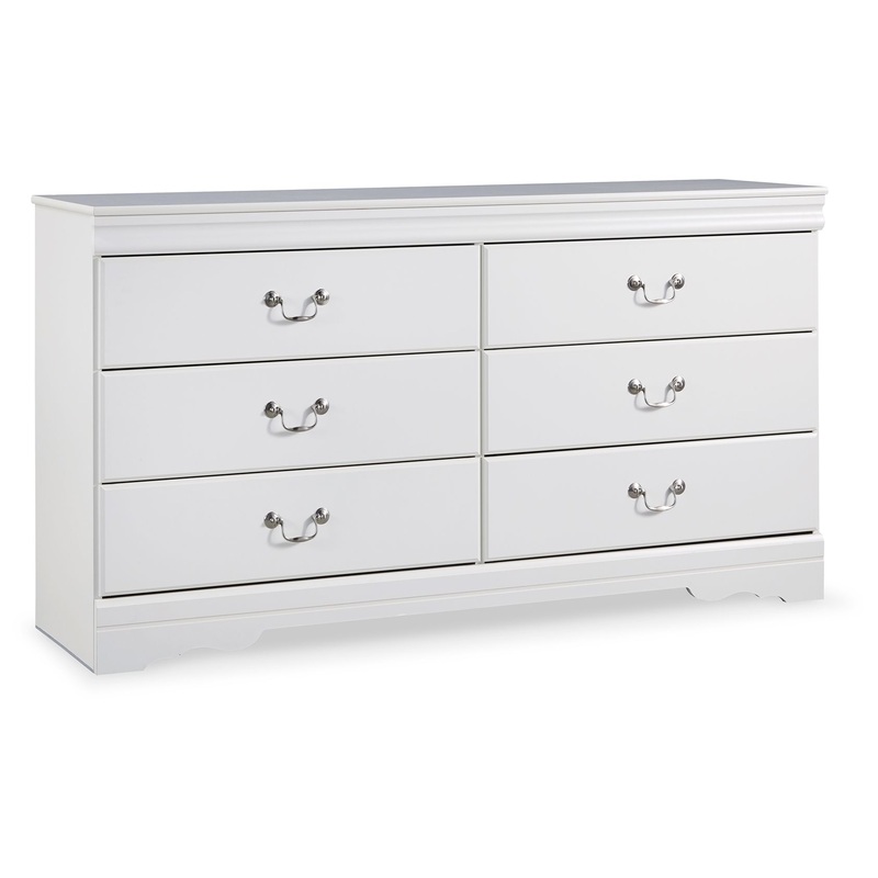 Anarasia – Dresser, Mirror|White|Dressers|Dresser & Mirror