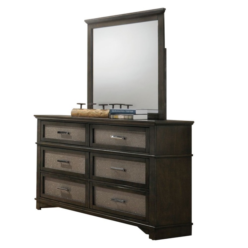 Anatole – Mirror – Dark Walnut