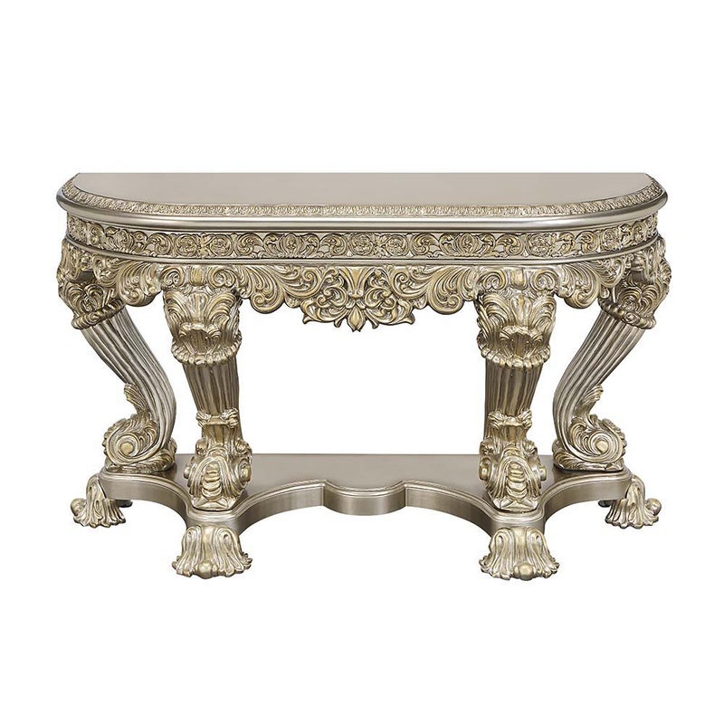 Danae – Sofa Table – Champagne & Gold