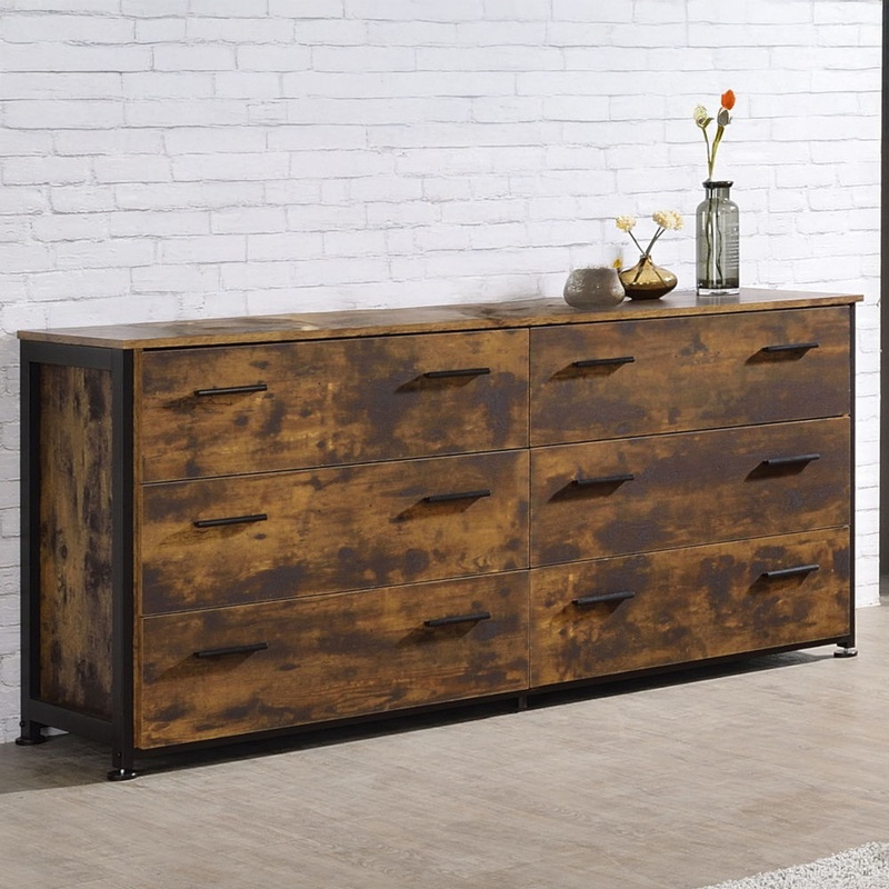 Juvanth – Dresser – Rustic Oak & Black