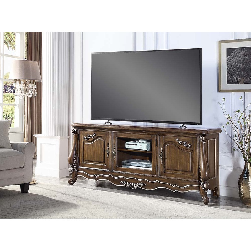 Latisha – TV Stand – Antique Oak