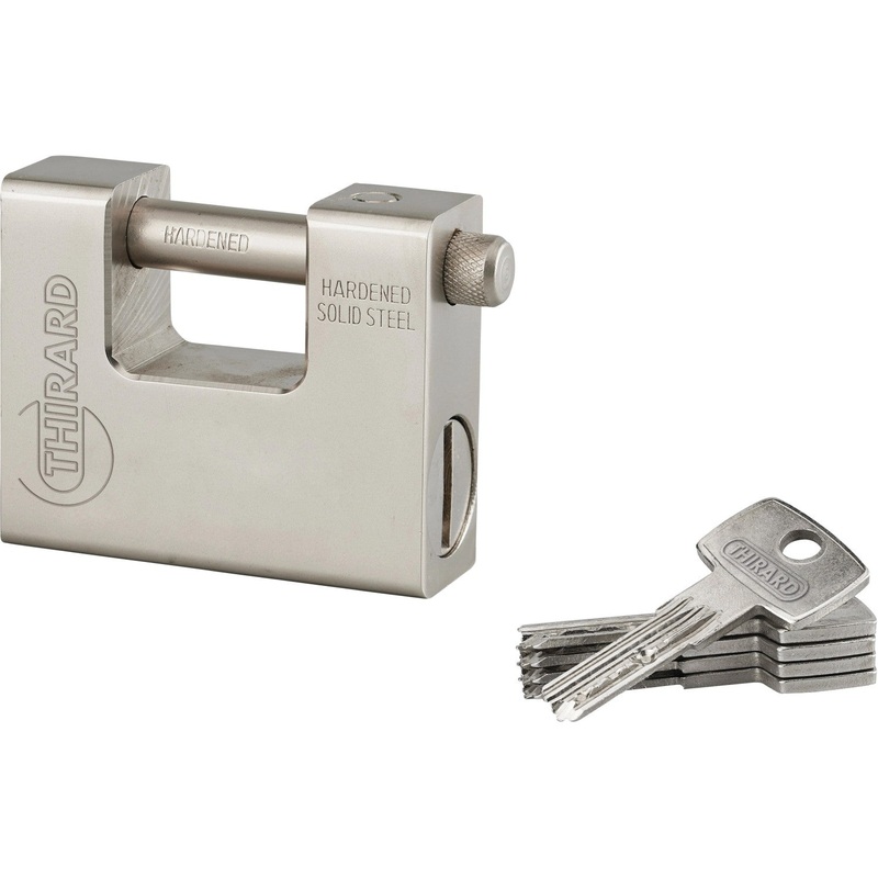 LUCCHETTO 84MM NICHELATO A CHIAVE