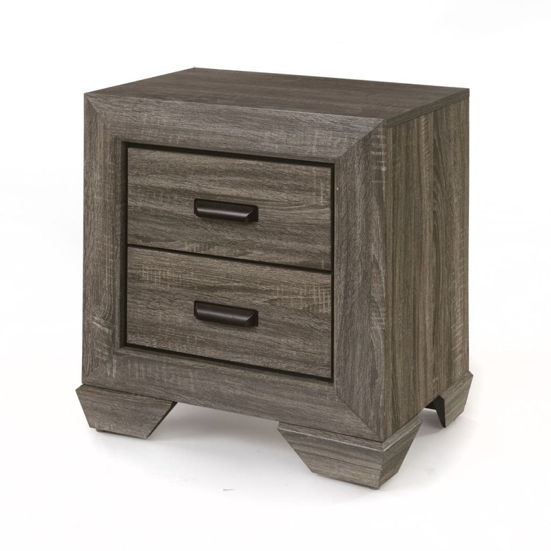Lyndon – Nightstand – Weathered Gray Grain
