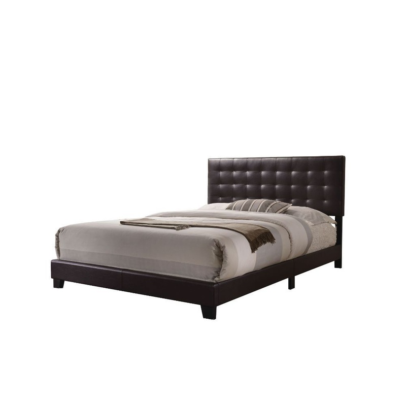 Masate – Queen Bed – Espresso Synthetic Leather