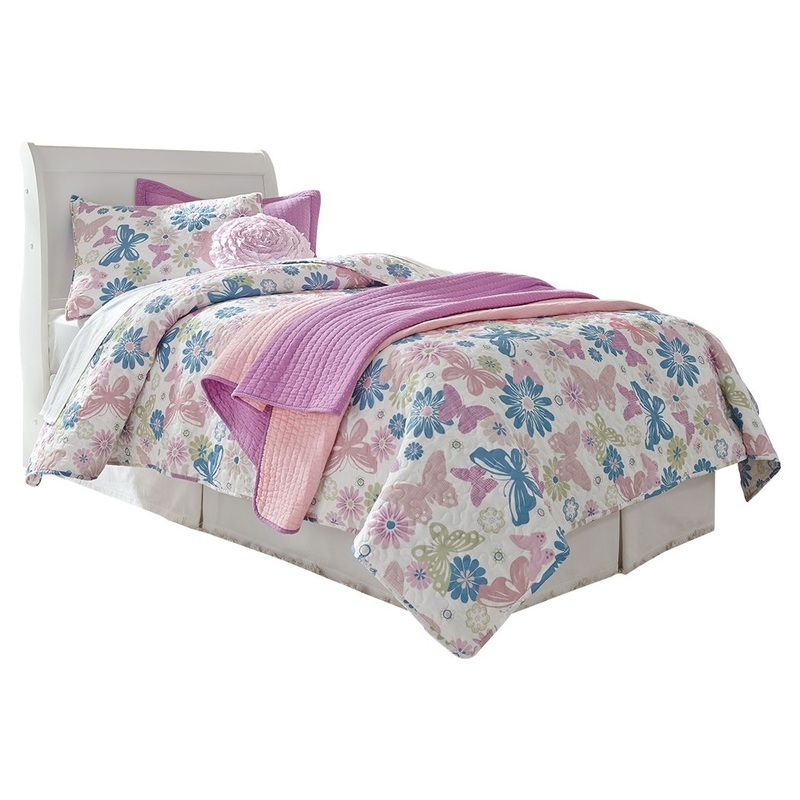 Anarasia – Sleigh Headboard|White|Full|Queen|Twin