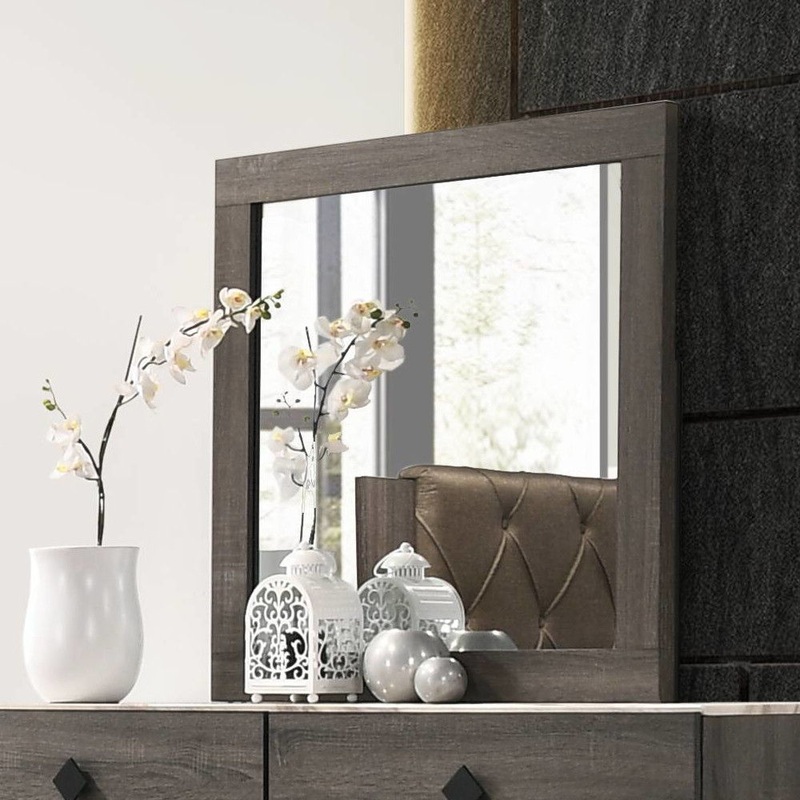 Avantika – Mirror – Rustic Gray Oak