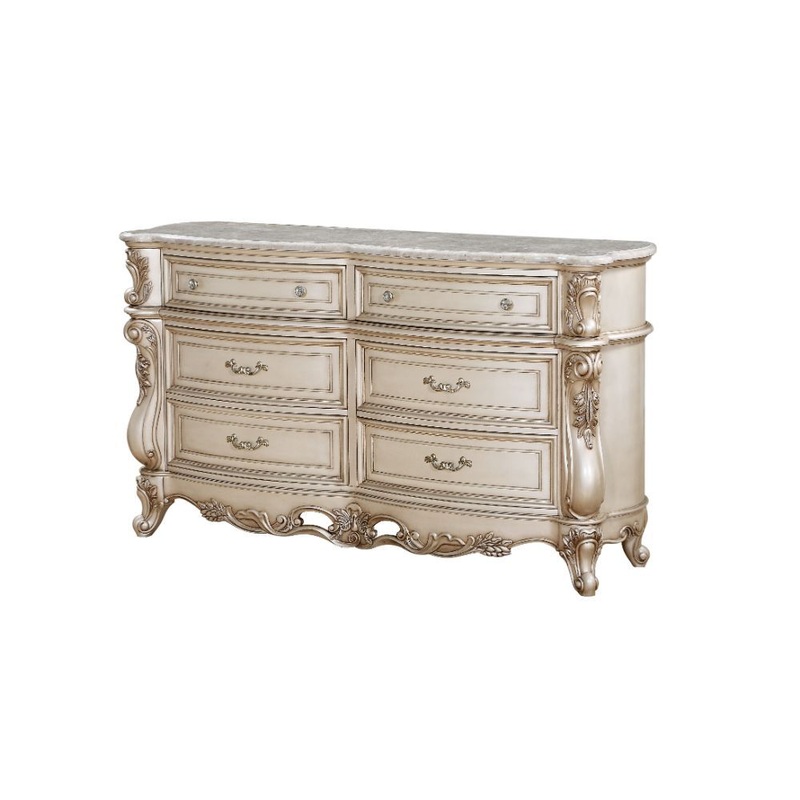 Gorsedd – Dresser With Marble Top – Marble Top & Golden Ivory