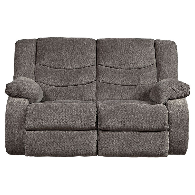 Tulen – Reclining Loveseat|Gray