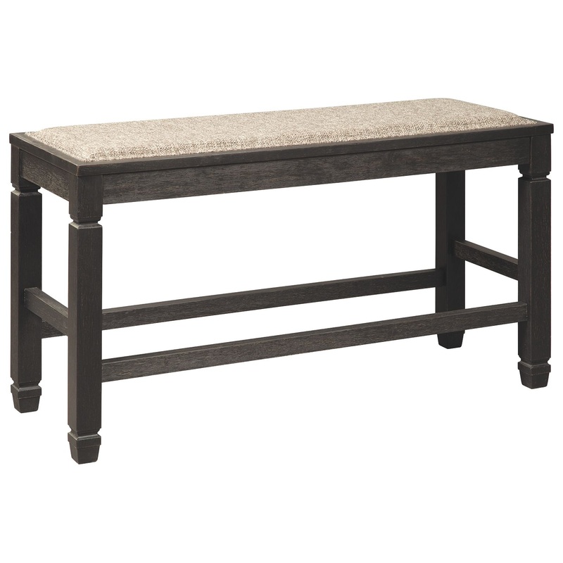 Tyler Creek – DBL Counter UPH Bench  – Antique Black