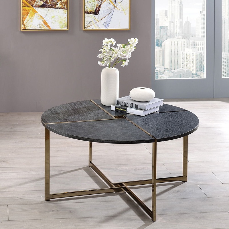 Bromia – Coffee Table – Black & Champagne
