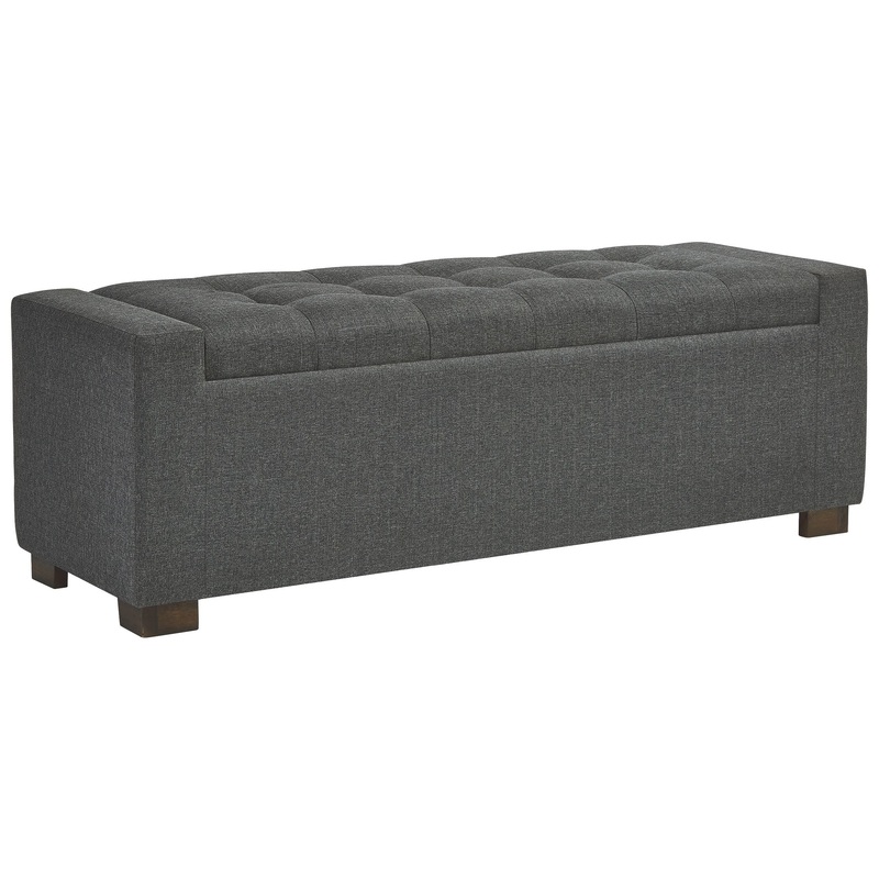 Cortwell – Storage Bench – Gray