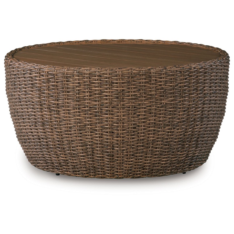 Double Point – Round Cocktail Table – Beige