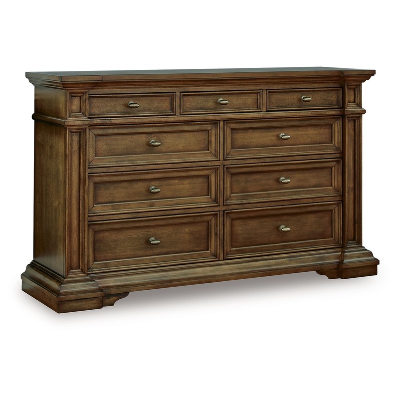 Frantanna – Dresser|Dark Brown|Dressers|Dresser & Mirror