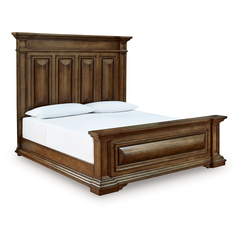 Frantanna – Panel Bed|Dark Brown|Panel Beds|Storage Beds|King|California King